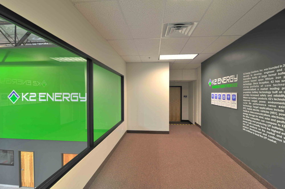 K2 Energy facility interior