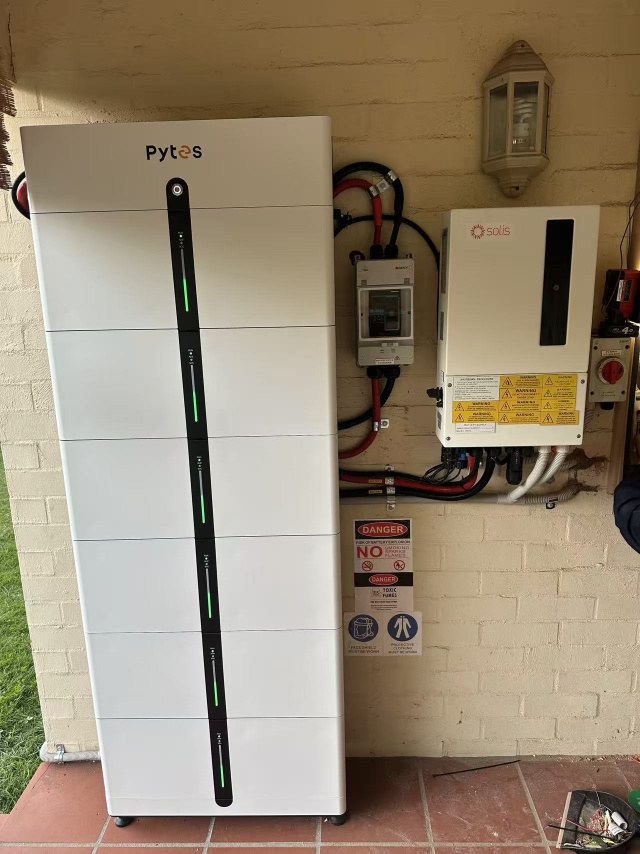Pytes Pi LV1 with Solis inverter installation