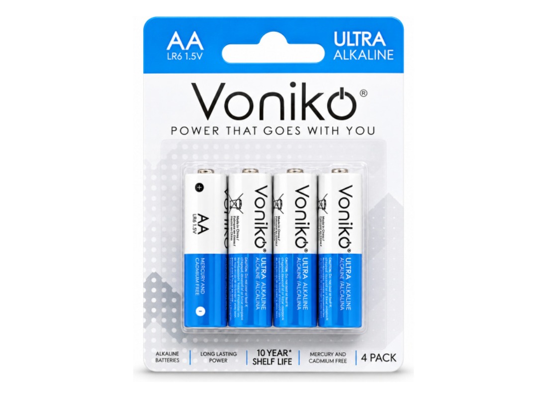 Voniko Ultra Alkaline AA 4-pack