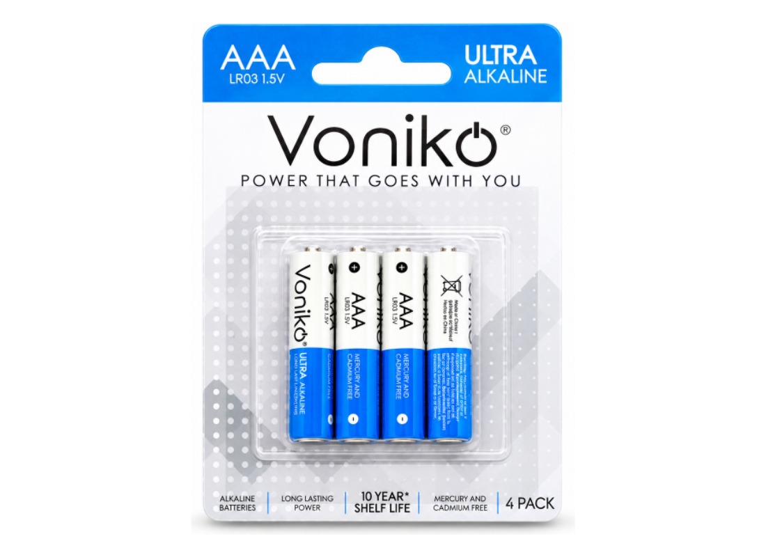 Voniko Ultra Alkaline AAA pack